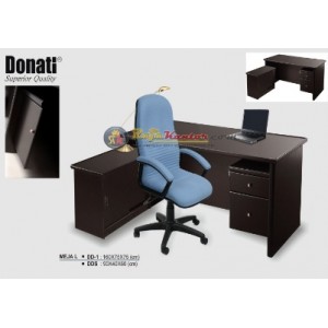 Meja Kantor Donati Meja L type DD-1 (Melamic Series)