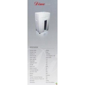 Mesin Penghancur Kertas Dino Plus