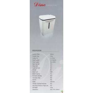 Mesin Penghancur Kertas Dino Superstar