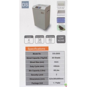 Mesin Penghancur Kertas Ishred DS-200S