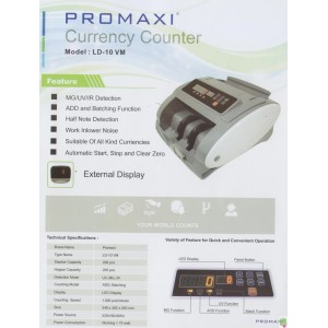 Mesin Penghitung Uang Promaxi LD-10 VM
