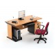 High Point Five - Meja Kantor Set Cherry Workstation-1