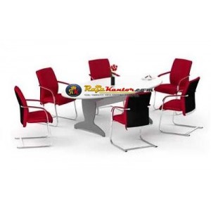 High Point Nine - Meja Rapat Oval type HCT-9538