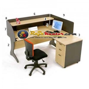 High Point Nine - Meja Resepsionis Oxford Workstation-2