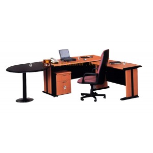 Meja Kantor Gold Series Warna Cherry