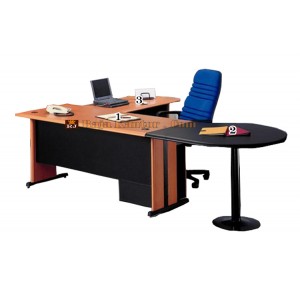 Meja Kantor Gold Series Warna Cherry