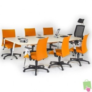 Meja meeting kantor Aditech ERM 240