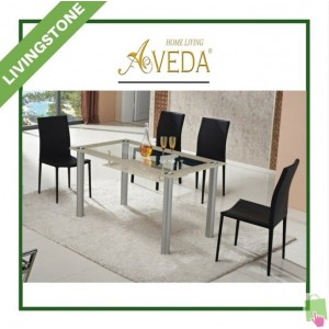 MEJA MAKAN AVEDA AXEL LIVING LIGHT BROWN