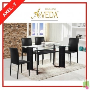 MEJA MAKAN AVEDA AXEL T BLACK