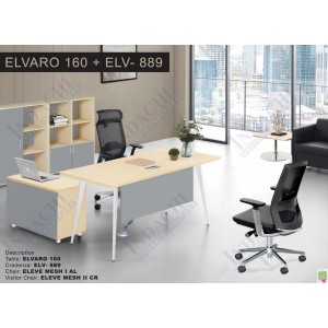 Meja Kantor Indachi Elvaro 160 + ELV 889