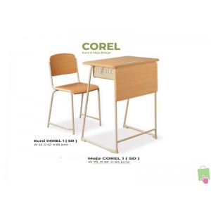 MEJA DAN KURSI SEKOLAH SD DONATI COREL 1