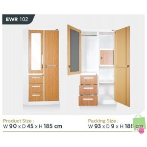 Lemari Pakaian Emporium EWR 102