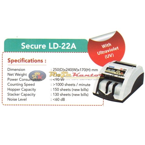 Mesin Hitung Uang Secure LD-22 A