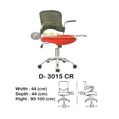 Kursi Kantor (Staff & Sekretaris) Indachi D-3015 CR