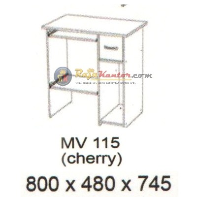 Meja Kantor Vips Mv Series MV 115 (Computer Desk)