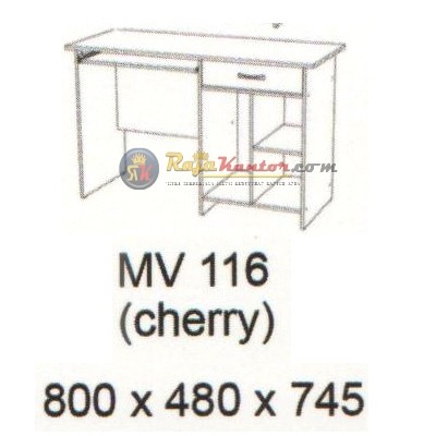 Meja Kantor Vips Mv Series MV 116 (Computer Desk)