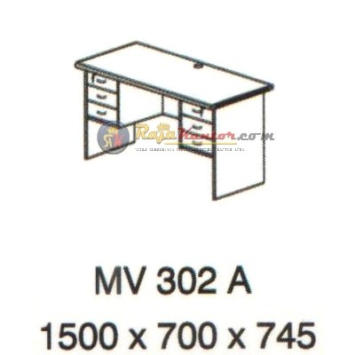  Meja Kantor Vips Mv Series MV 302 A (Office Desk)