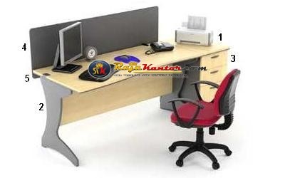 High Point Nine - Meja Kantor Oxford Workstation-3