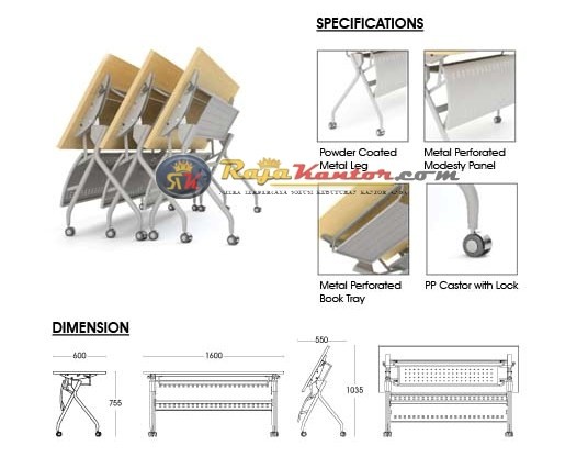 High Point Siena -  Folding Table type AQM130