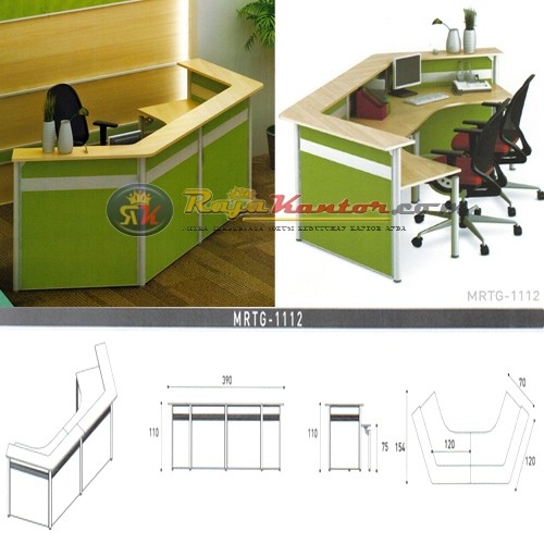 Meja Resepsionis Modera MRTG - 1112