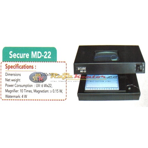 Mesin Deteksi Uang Secure MD-22