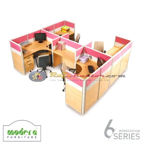 Modera 6 Workstation Series 4 Set Orang-2