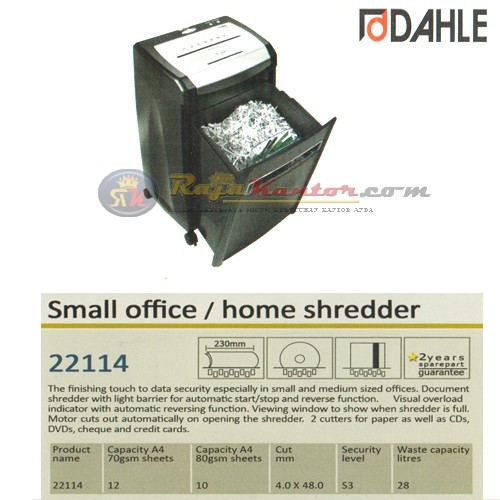 Mesin Penghancur Kertas Dahle 22114