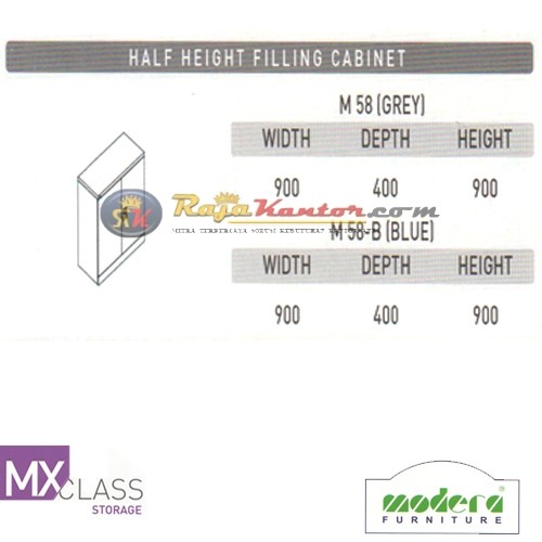 Modera MX Class M 58 (Grey) , M 58 (Blue)