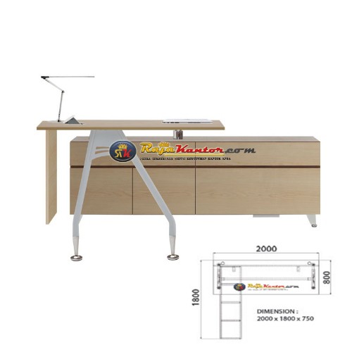 Indachi A-One Series - Meja Kantor Director Sets