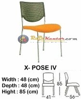 Kursi Susun Indachi X-Pose IV