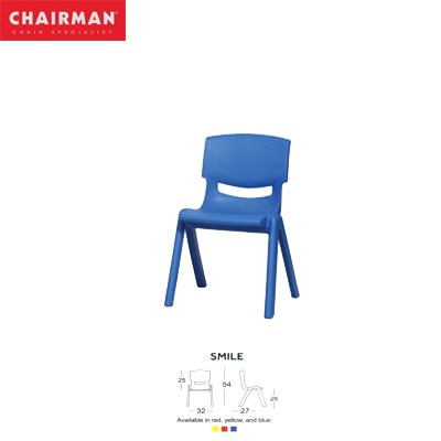Kursi Belajar Anak Chairman - Smile Blue/Biru