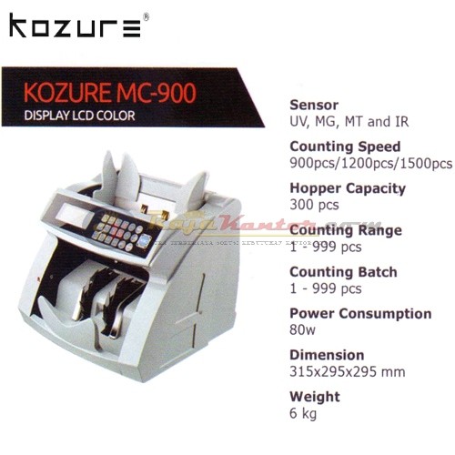 Mesin Penghitung Uang Kozure MC - 900