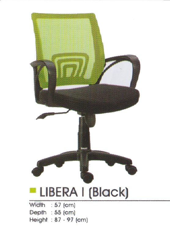 Kursi Kantor Donati Liberia I Black