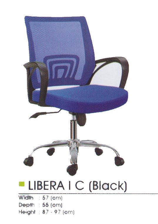 Kursi Kantor Donati Liberia I C Black