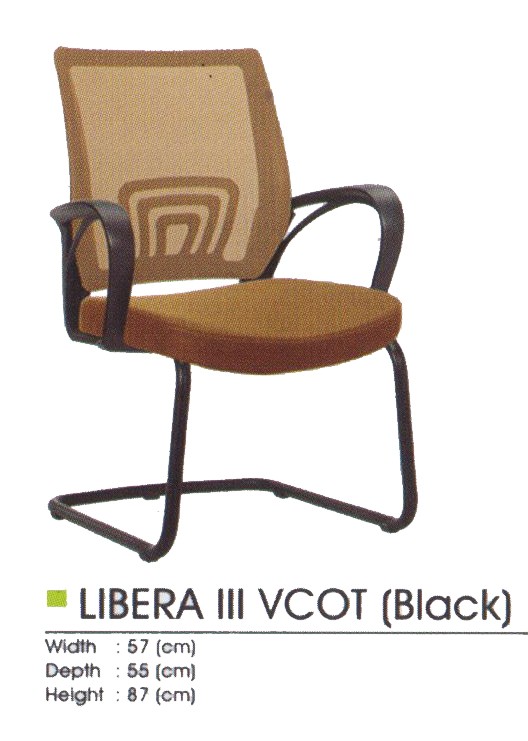 Kursi Kantor Donati Liberia III VCOT Black