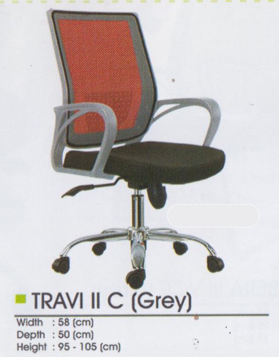 Kursi Kantor Donati Travi II C Grey