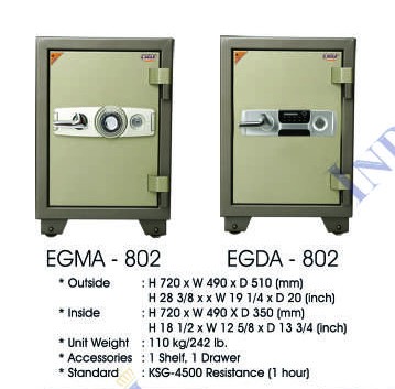 Brankas Indachi EGDA 800