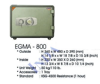 Brankas Indachi EGMA 800