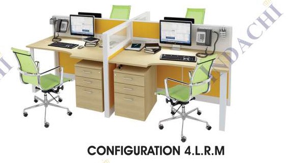 Partisi Kantor Indachi Configuration 4 LRM
