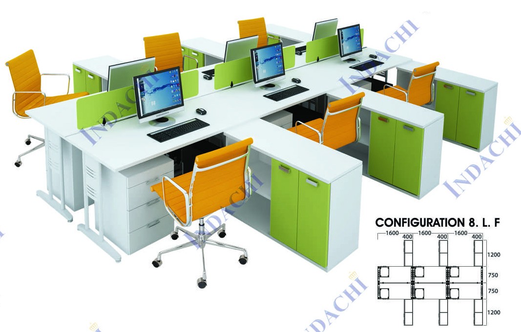 Partisi Kantor Indachi Configuration 8 LF