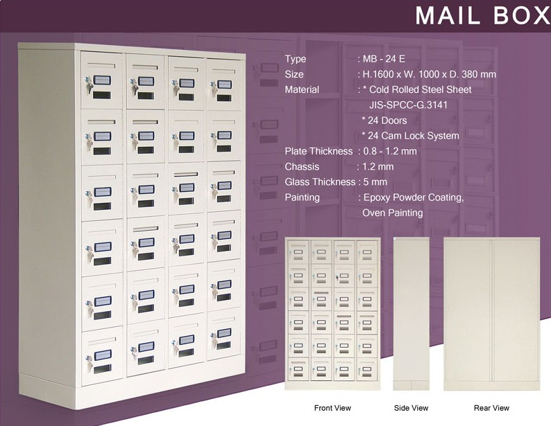 Kotak Surat Alba Besi MB 24 E