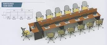 Eco Office Meja Meeting 8-20 Orang