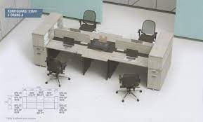 Eco Office Meja Staff 4 Orang B
