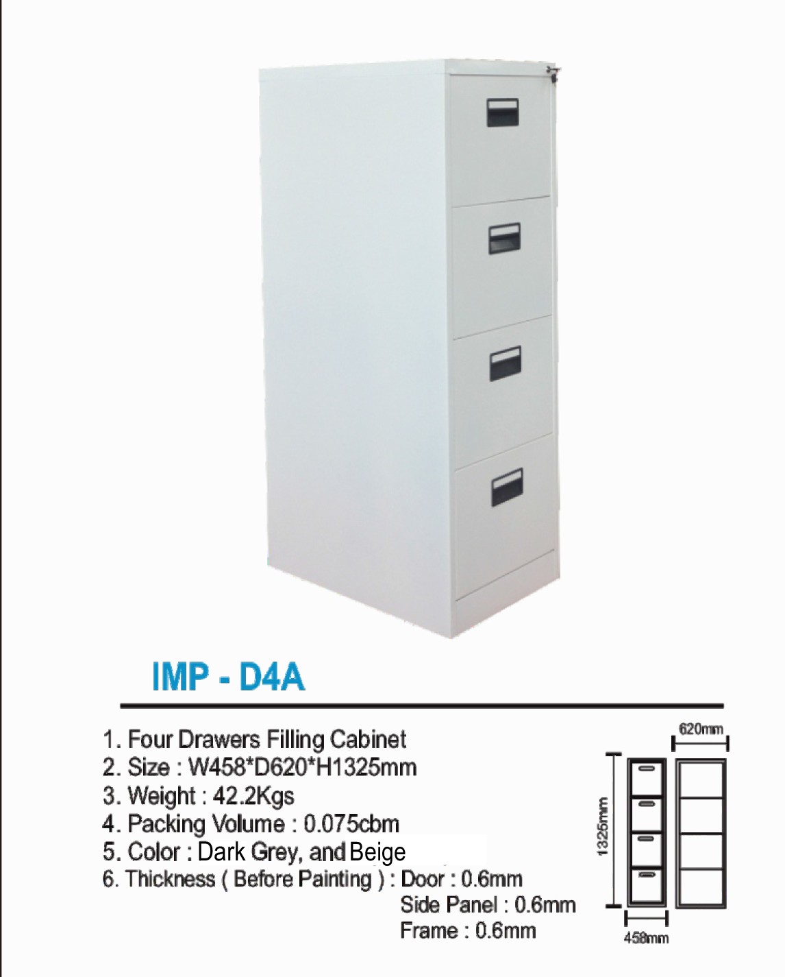 Filling Cabinet Importa IMP-D4A