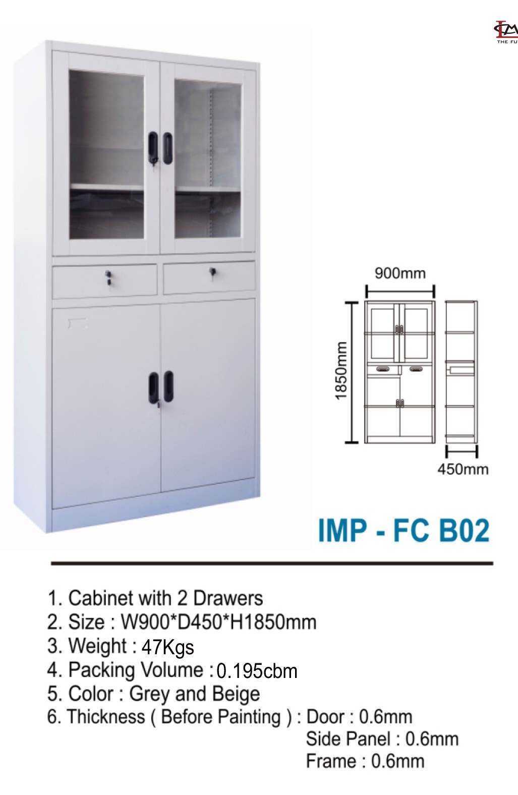 Lemari Arsip Importa IMP-FC B02