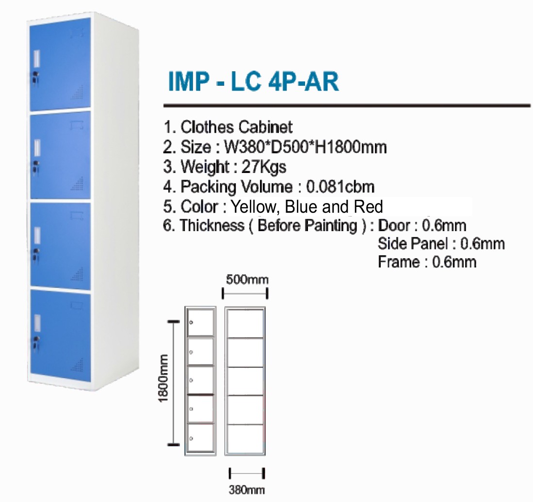 Locker Importa IMP-LC 4P AR