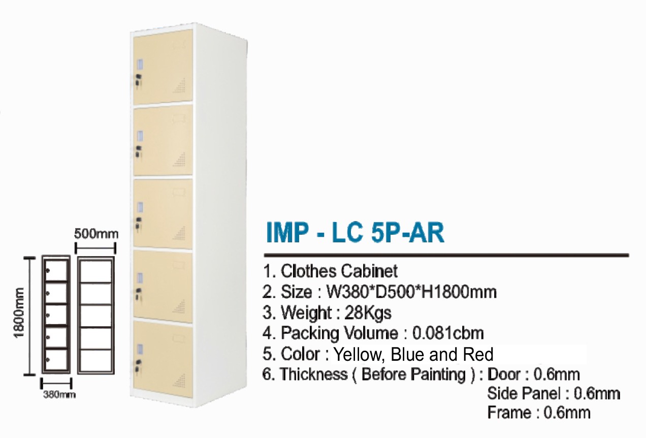 Locker Importa IMP-LC 5P AR