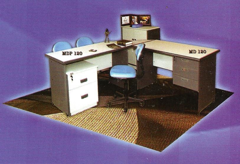 Meja Kantor Daiko MDP 120 + MD 120