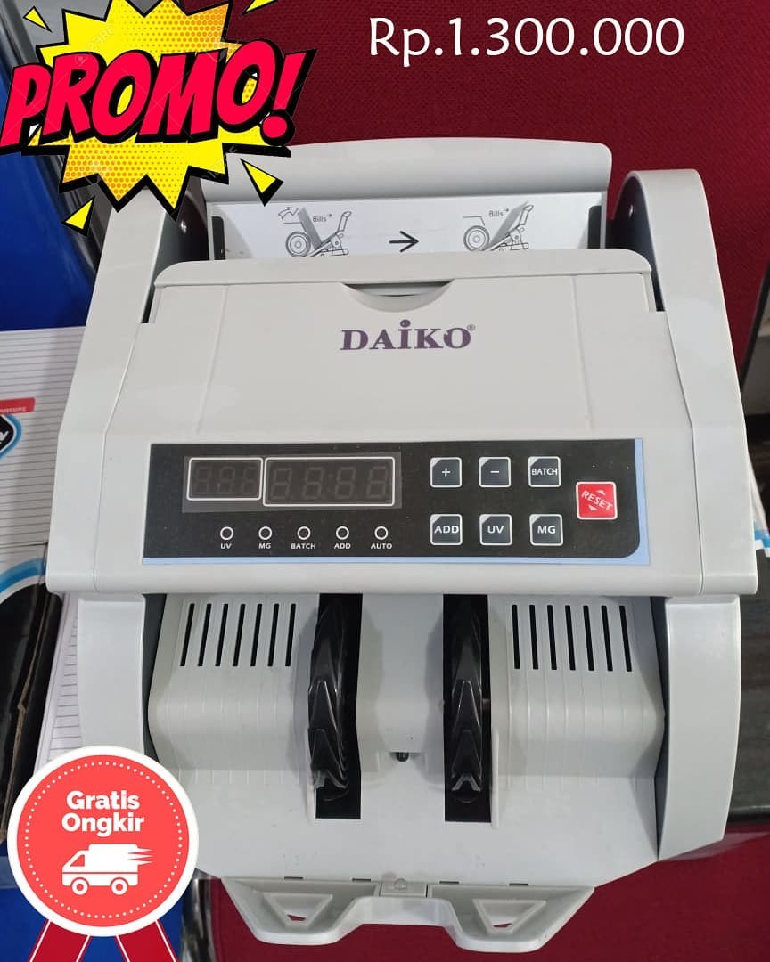 Mesin Penghitung Uang Daiko (Putih)