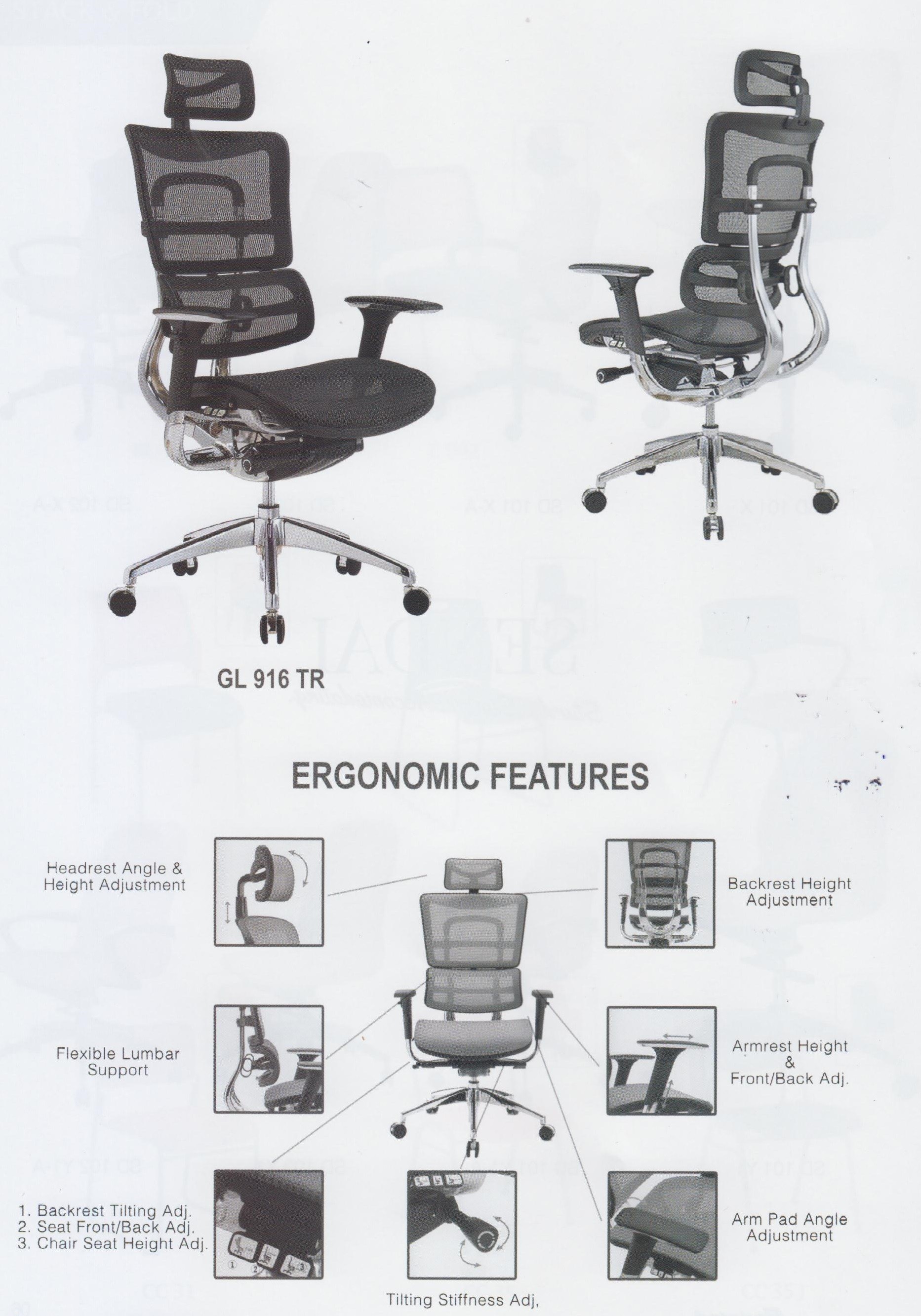 Kursi Kantor Ergotec GL 916 TR